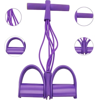 Foto 3 | Liga Ejercicio Abdomen Piernas Cintura Banda Resistencia Belug Violeta