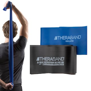 Foto 1 | Set De Bandas De Resistencia Theraband Professional Azul Y Negro - Venta Internacional.