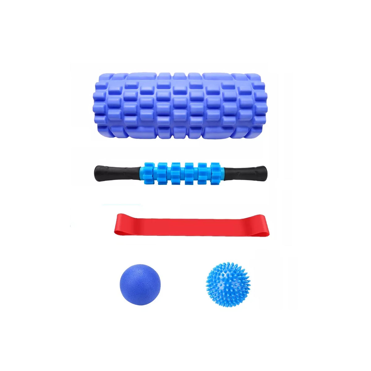 Foto 2 pulgar | Foam Roller Juego De Masaje 6pzs Eo Safe Imports Esi-17559 Purpura