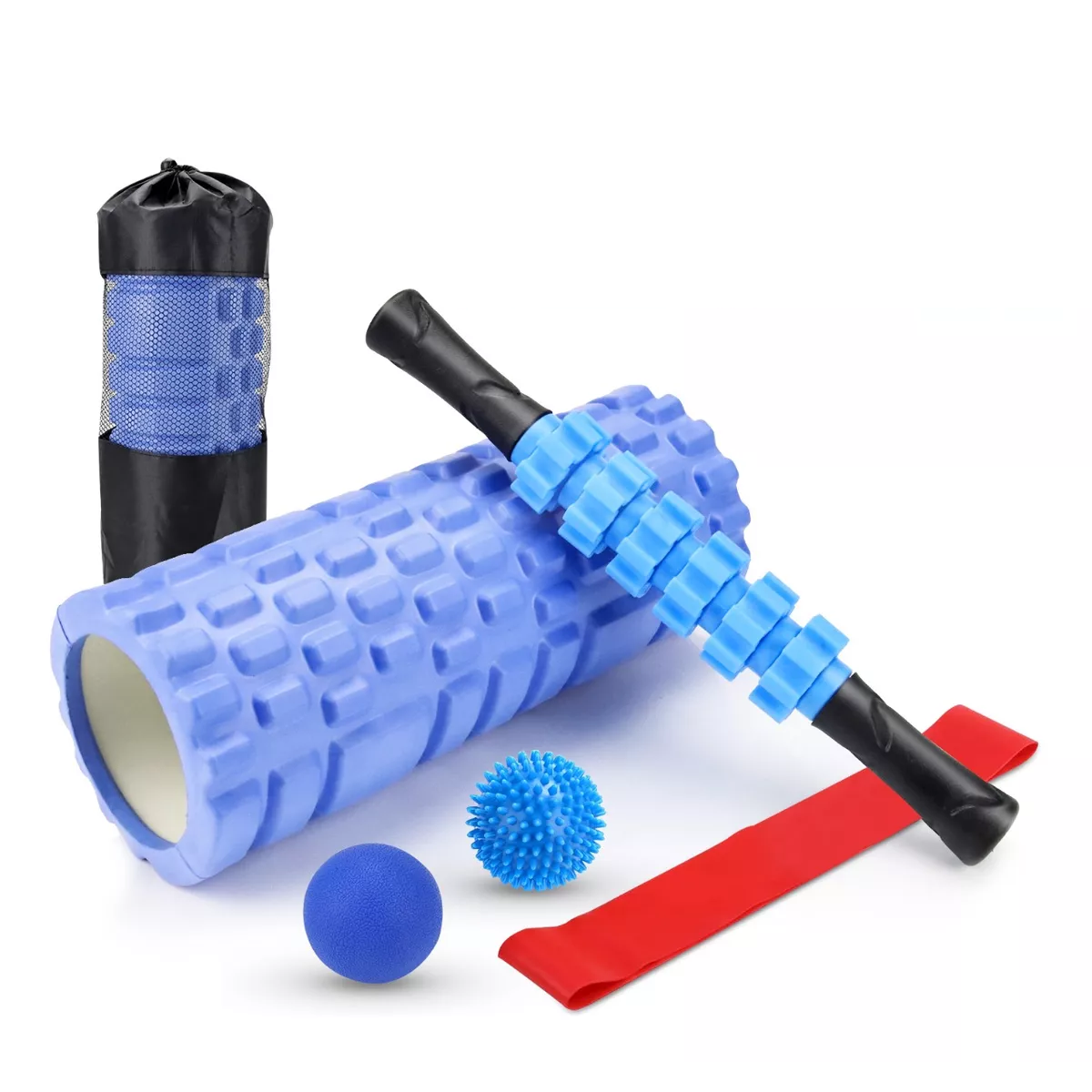 Foto 3 pulgar | Foam Roller Juego De Masaje 6pzs Eo Safe Imports Esi-17559 Purpura