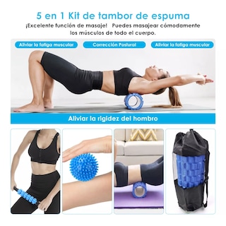 Foto 4 | Foam Roller Juego De Masaje 6pzs Eo Safe Imports Esi-17559 Purpura