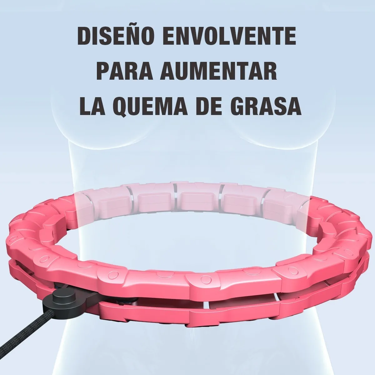 Foto 4 pulgar | Aro Entrenador Abdominal Malubero color Rosa