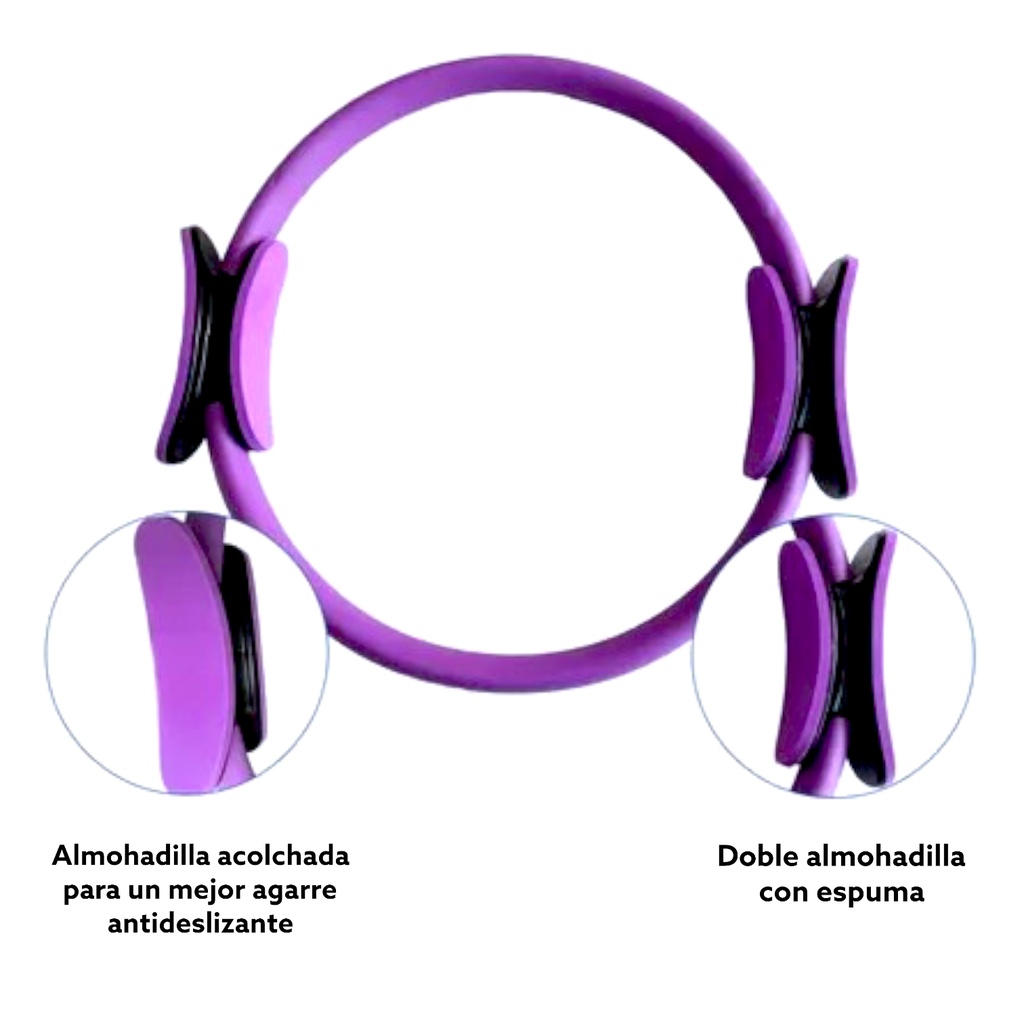Foto 3 pulgar | Aro de Yoga Id Infinité Púrpura