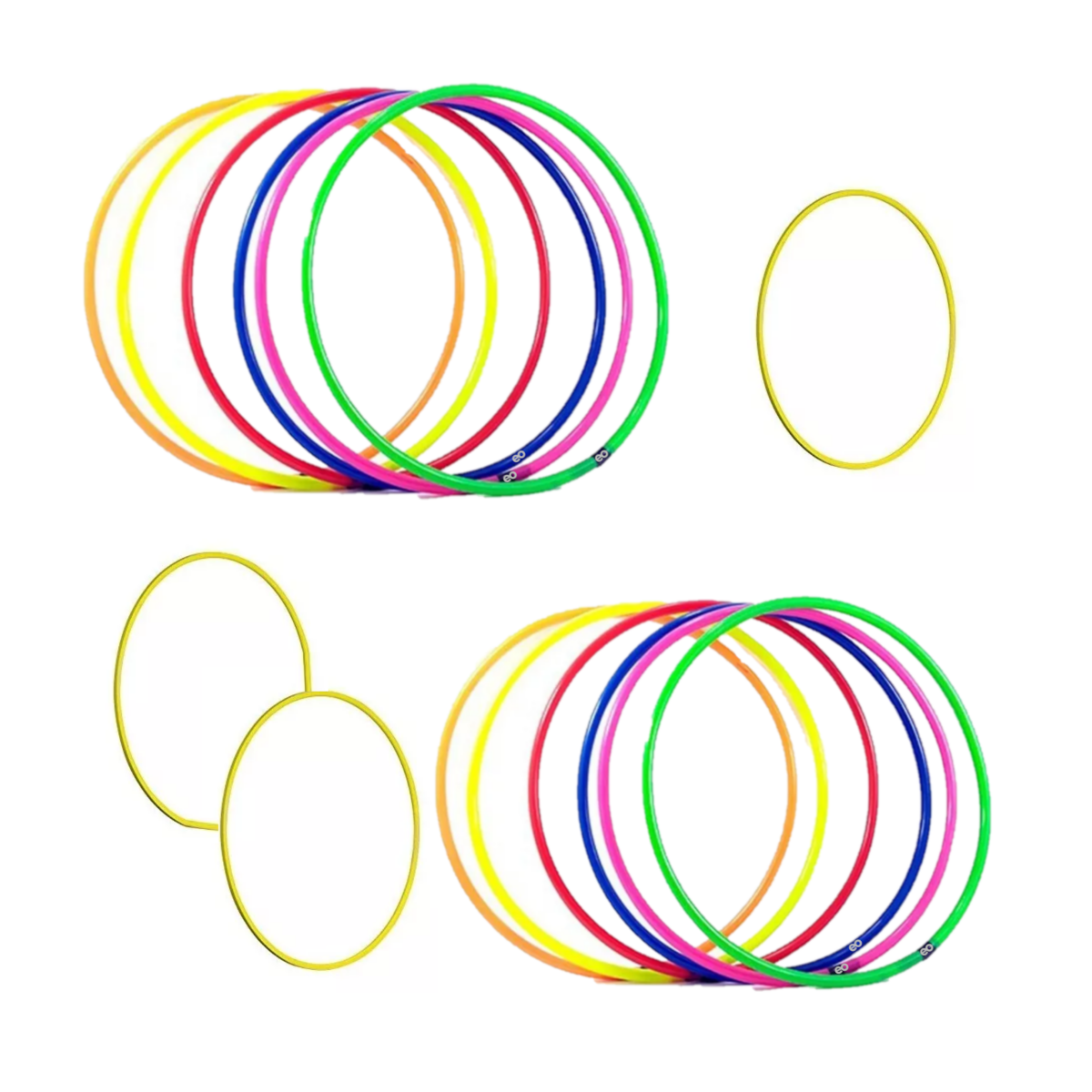 Kit Aros Grandes Eo Safe Imports ESI-17557-1 Multicolores 15 Piezas