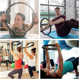 Foto 4 | Anillo De Pilates Lab.g Sportisimo Aro De Resistencia Negro