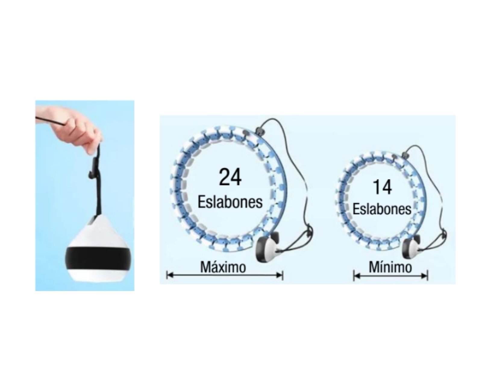 Foto 4 pulgar | Aro Hula Hoop MASTER ELECTRONICOS Inteligente Entrenador Abdominal