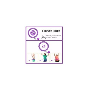 Foto 2 | Hula Hoop Fitness Ejercicio Yoga Aros Gimnasia Eo Safe Imports Esi-16970 Purpura