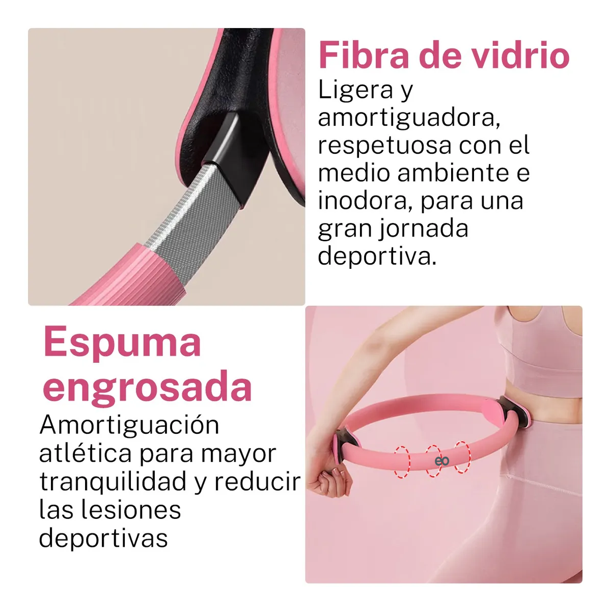Foto 3 | Anillos de Pilates Eo Safe Imports 2 Piezas