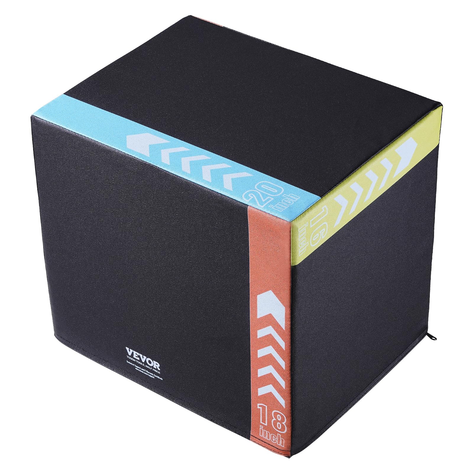 Foto 2 pulgar | Jump Box Vevor 3 En 1 Con Plataforma Pliométrica De Algodón, Color Negro, 20 X 46 X 41 Cm - Venta Internacional.