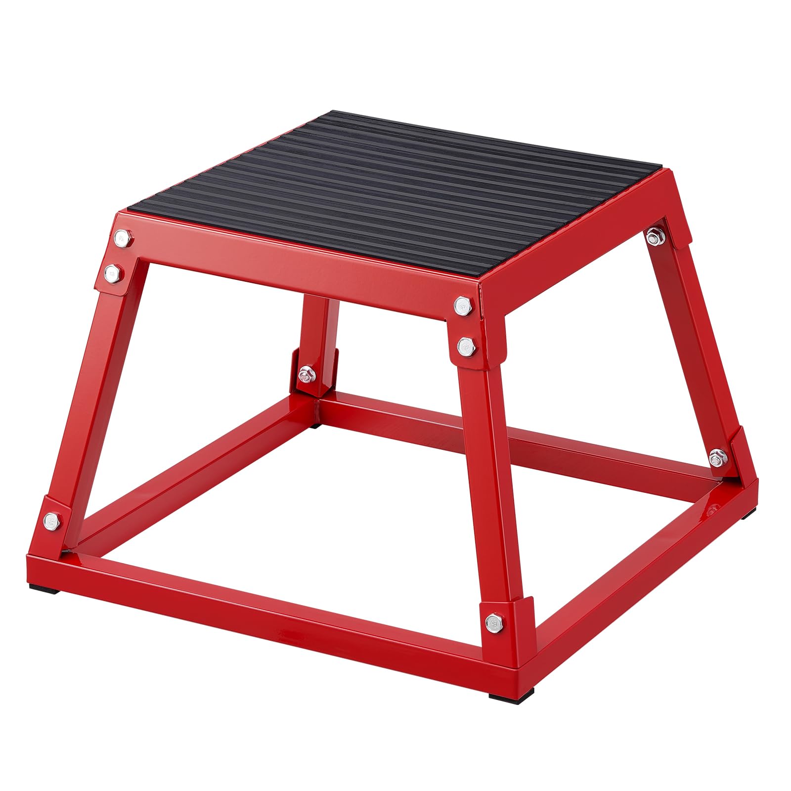 Foto 1 | Jump Box Pliométrico Vevor 30 Cm De Acero Antideslizante Rojo - Venta Internacional.