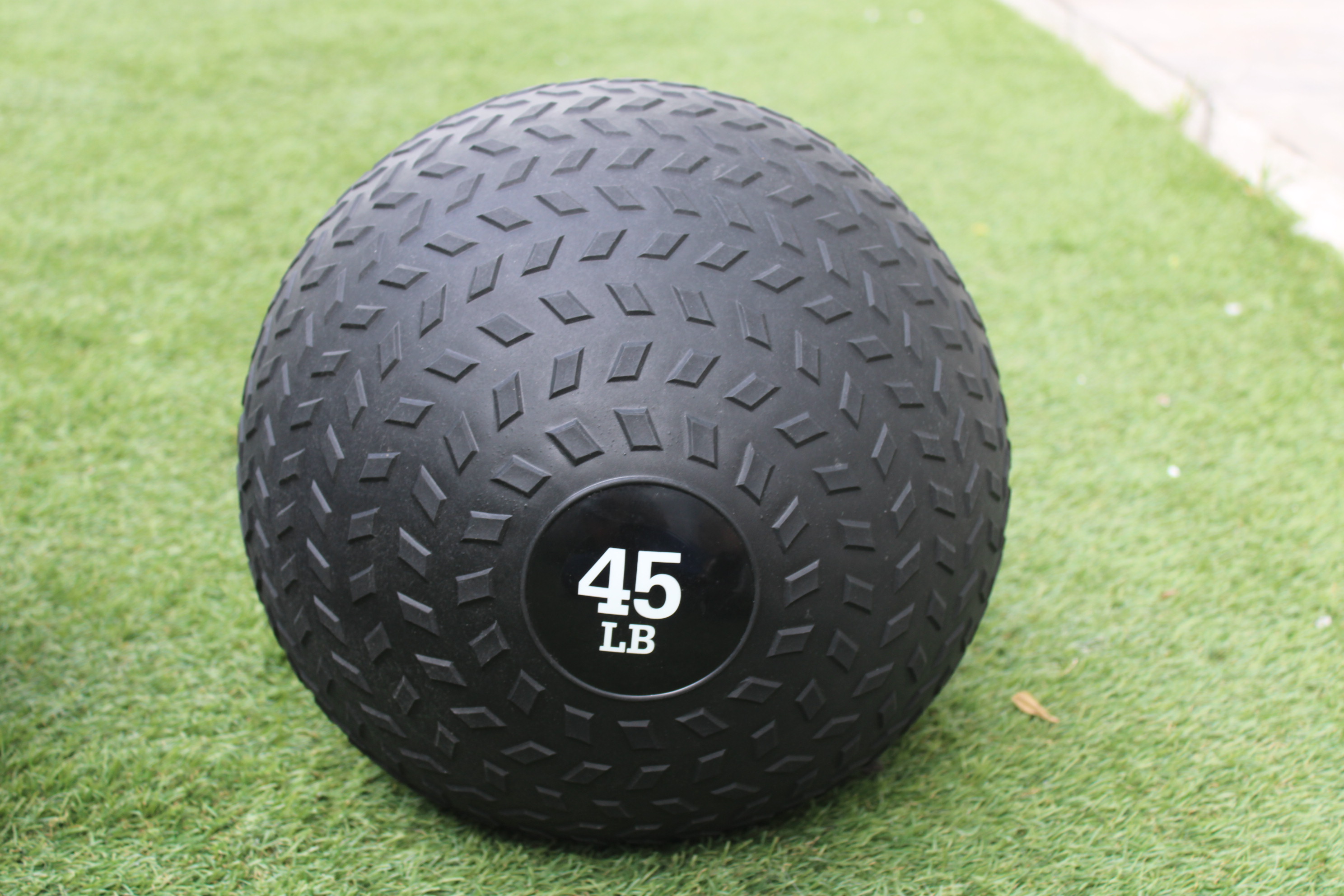 Foto 2 | Pelota de Azote Slam Ball con Textura Antideslizante Negra 45 Libras