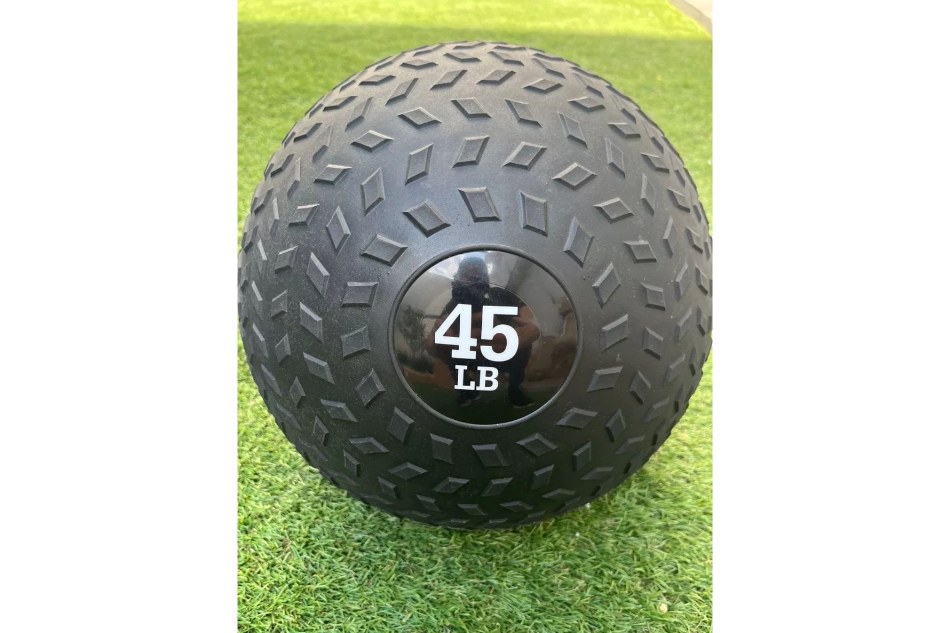 Foto 3 | Pelota de Azote Slam Ball con Textura Antideslizante Negra 45 Libras