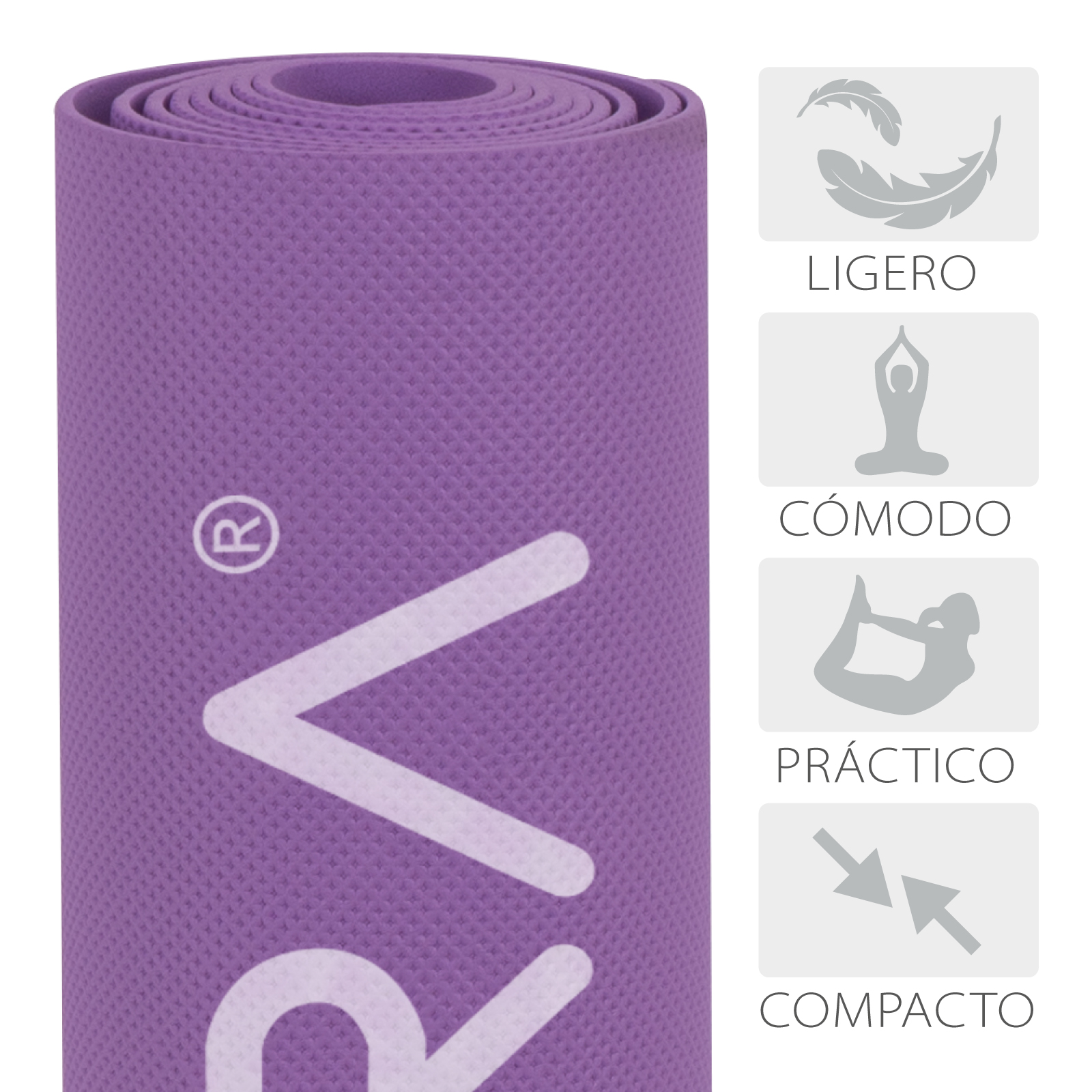 Foto 3 pulgar | Tapete de Yoga y Pilates Fitness