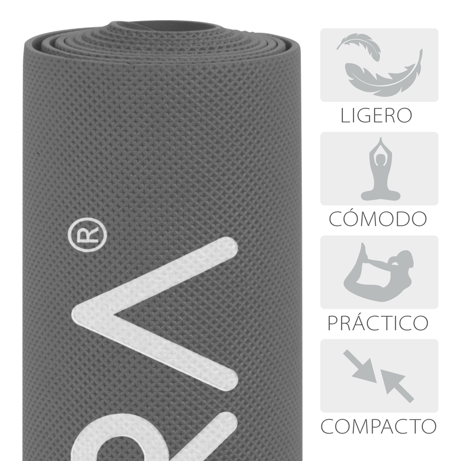 Foto 3 pulgar | Tapete de Yoga y Pilates Fitness