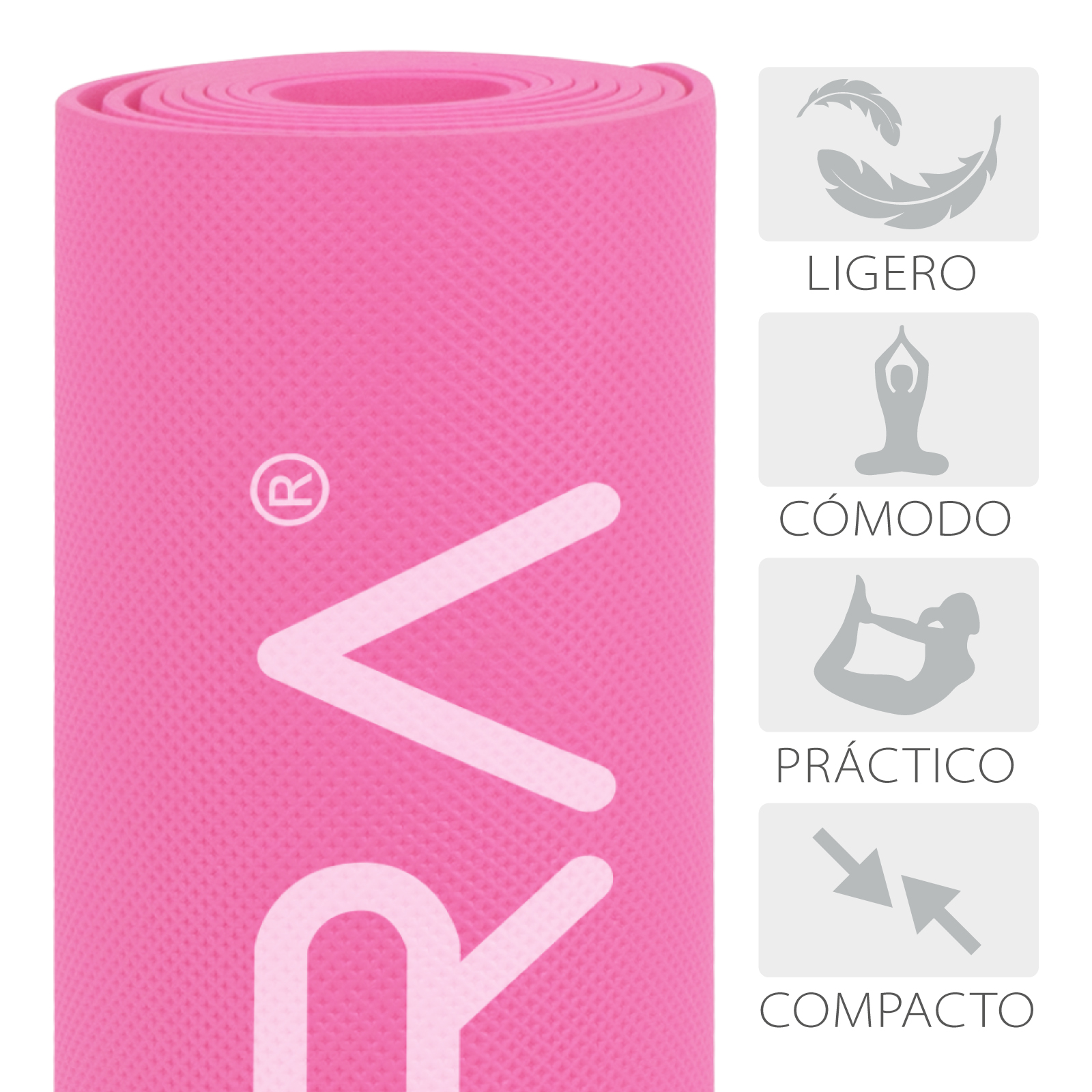 Foto 3 pulgar | Tapete de Yoga y Pilates Fitness