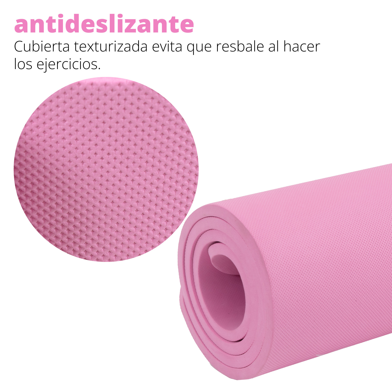 Foto 3 pulgar | Tapete De Yoga Fitness Altera Tye0518 Color Rosa