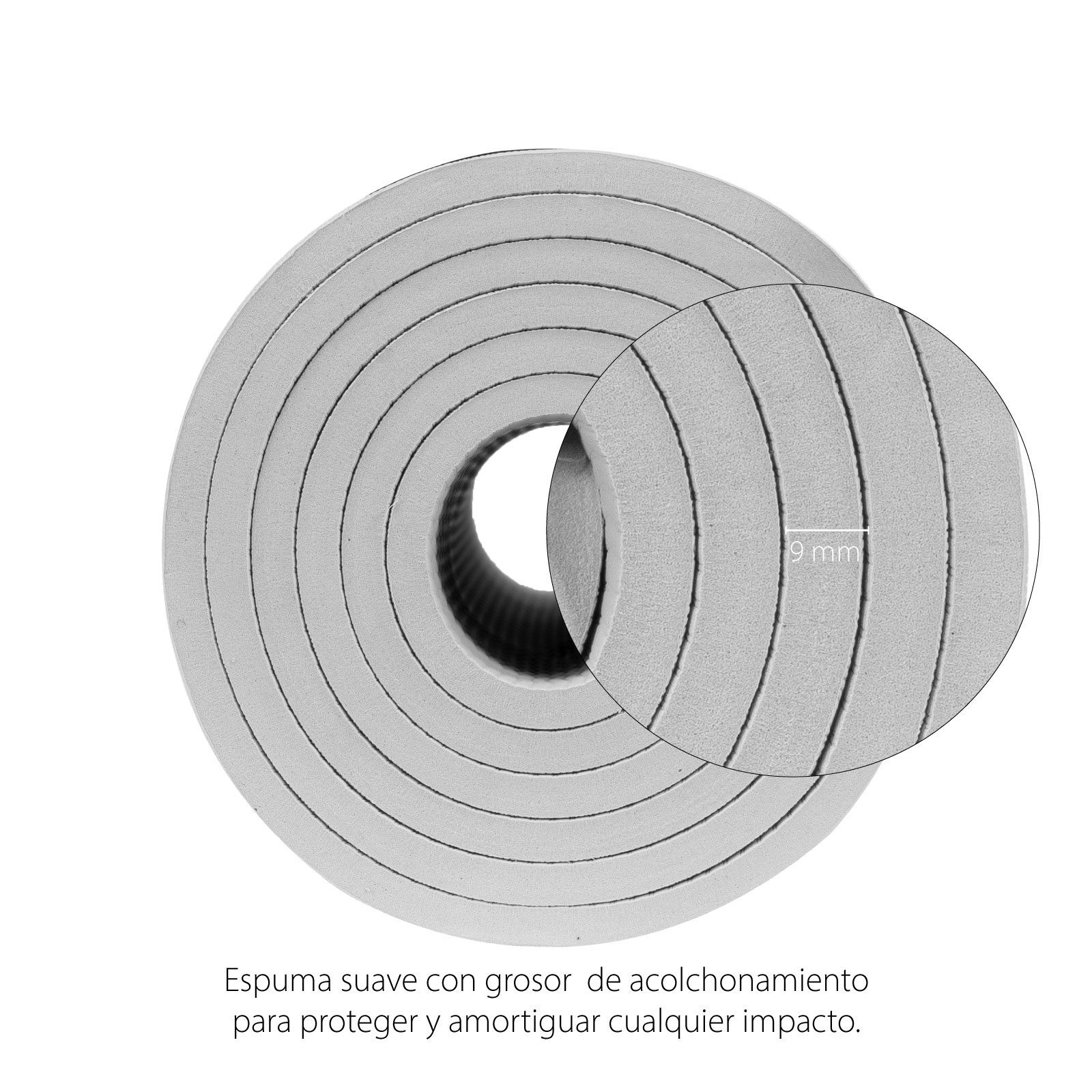 Foto 5 pulgar | Tapete para Yoga Altera Yogatpe color Gris 183 X 61 cm