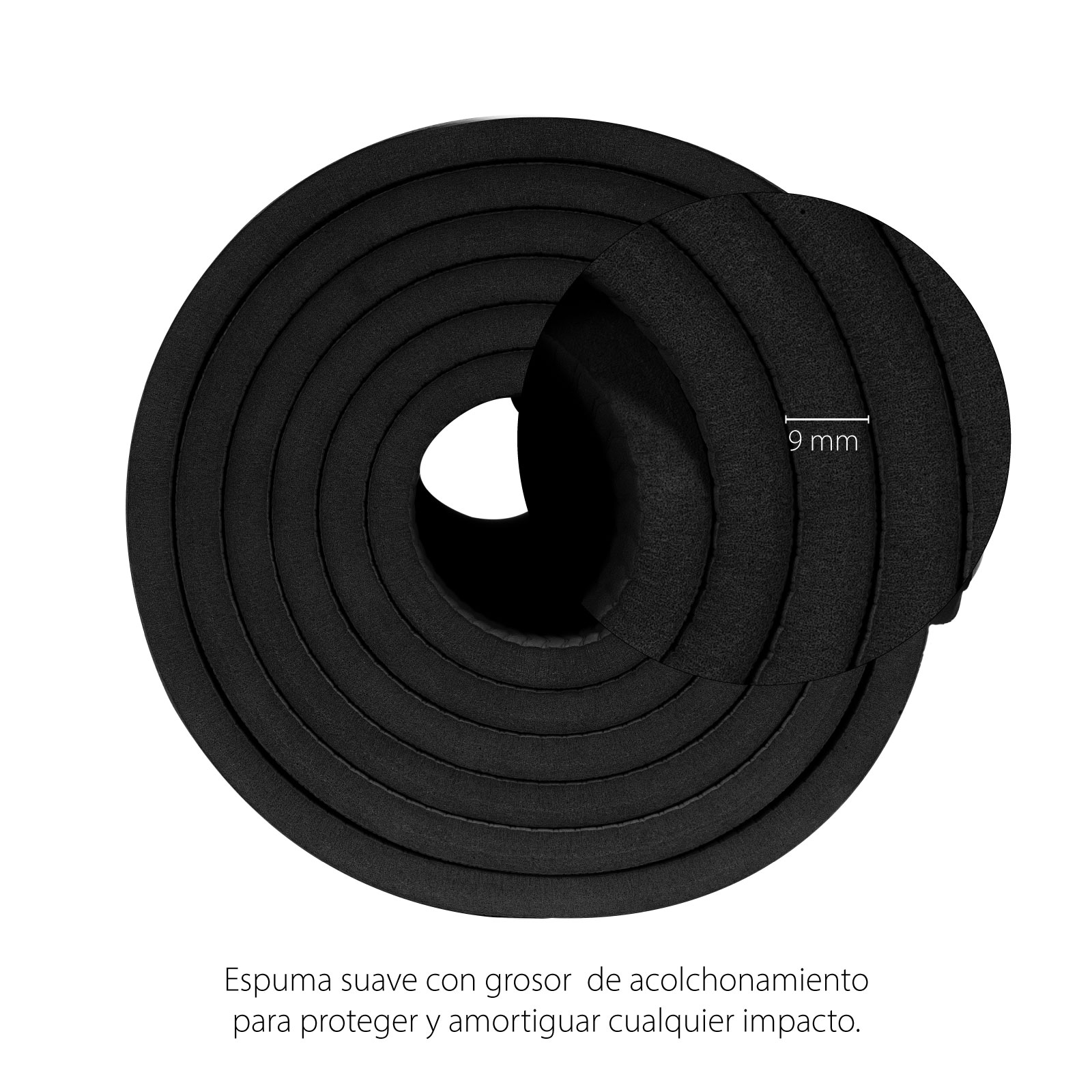 Foto 5 pulgar | Tapete Altera Yogatpe color Negro para Yoga de 183 X 61 CM