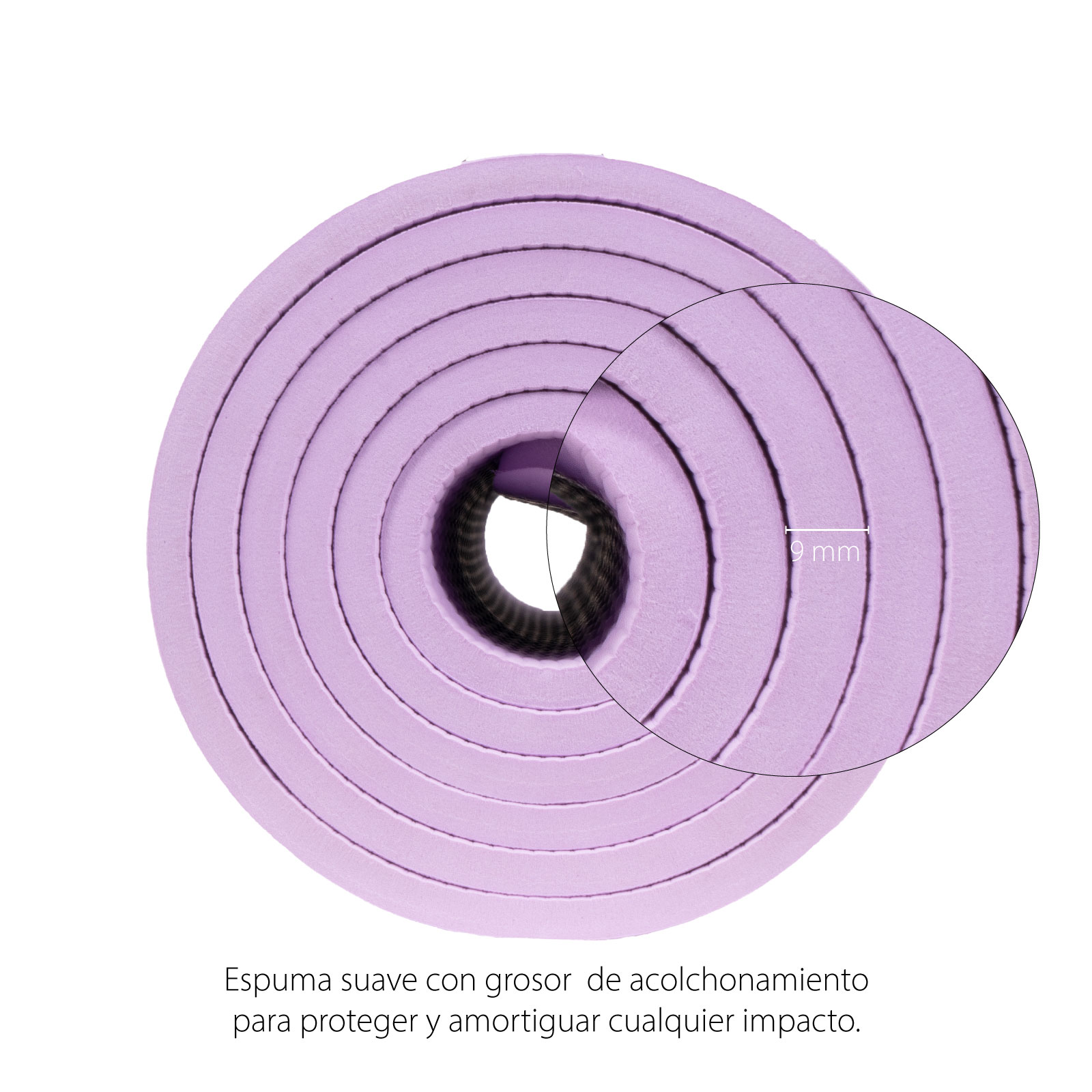 Foto 5 pulgar | Tapete para Yoga Altera Yogatpe-lv color Púrpura 183 X 61 cm