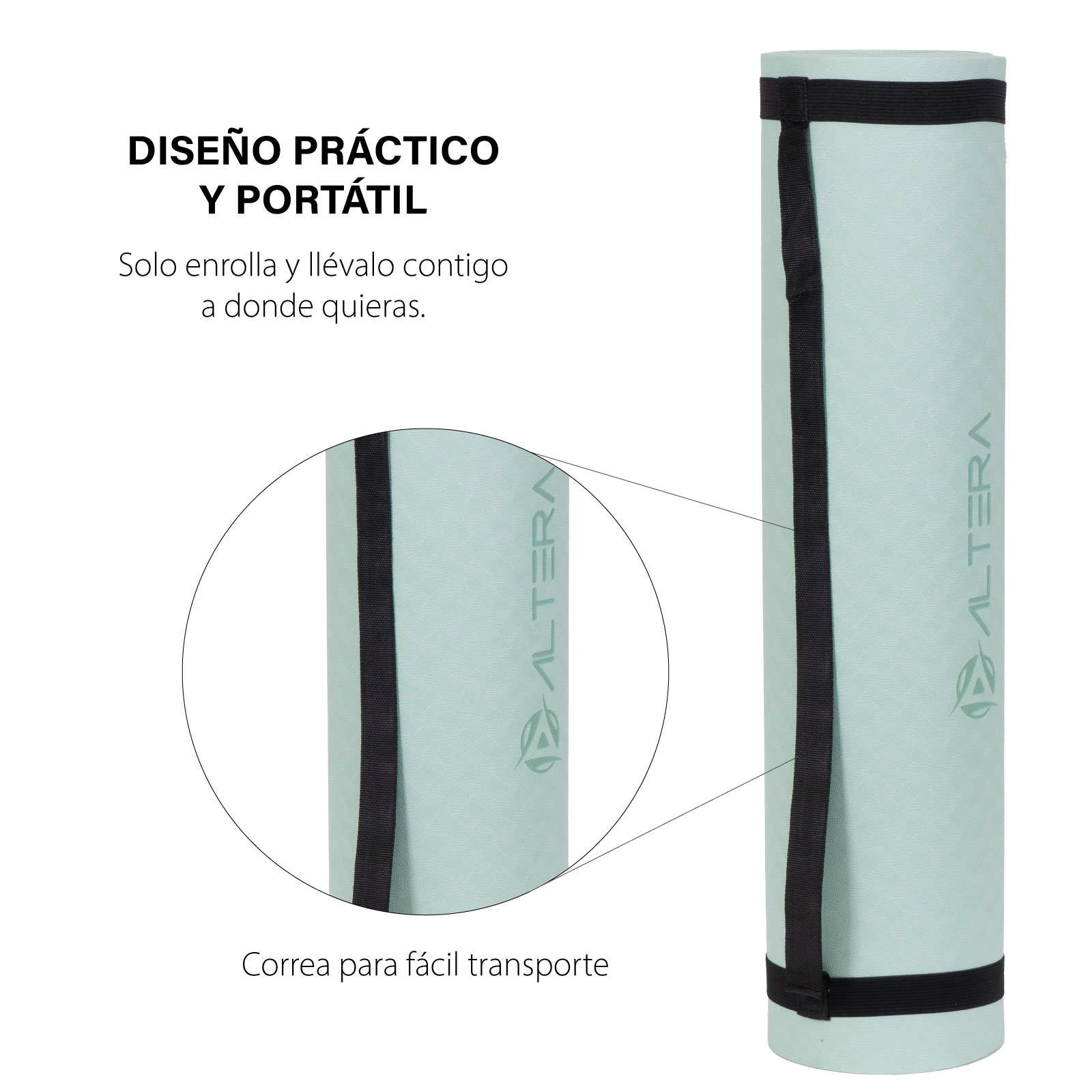 Foto 3 pulgar | Tapete para Yoga Altera Yogatpe color Verde 183 X 61 cm