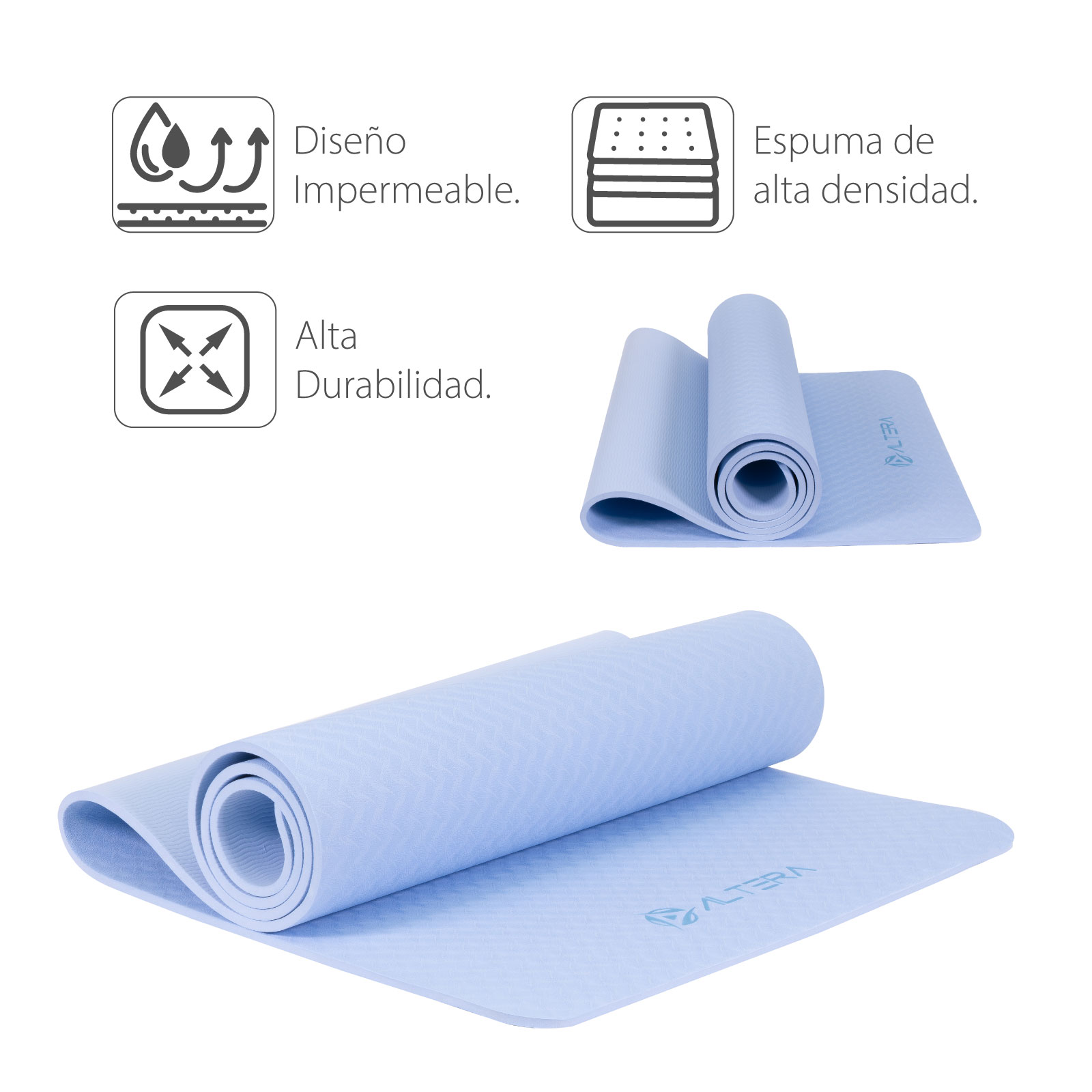 Foto 4 pulgar | Tapete para Yoga Altera Yogatpe color Azul 183 X 61 cm
