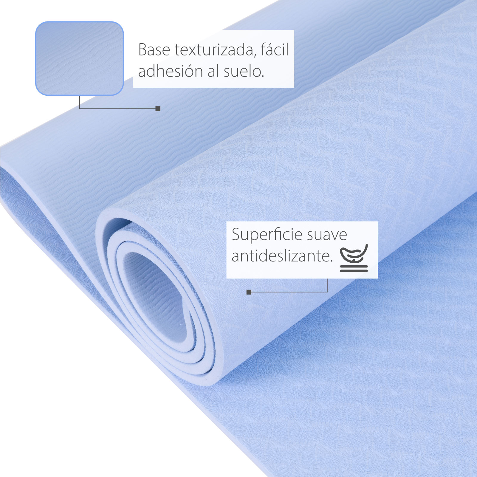 Foto 6 pulgar | Tapete para Yoga Altera Yogatpe color Azul 183 X 61 cm