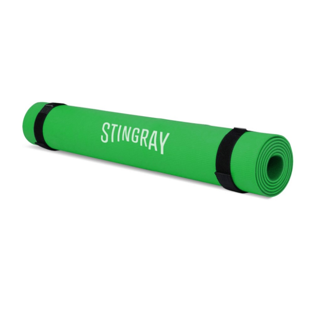 Foto 2 pulgar | Tapete para Yoga Stingray 3mm color Verde con Correa Fitness