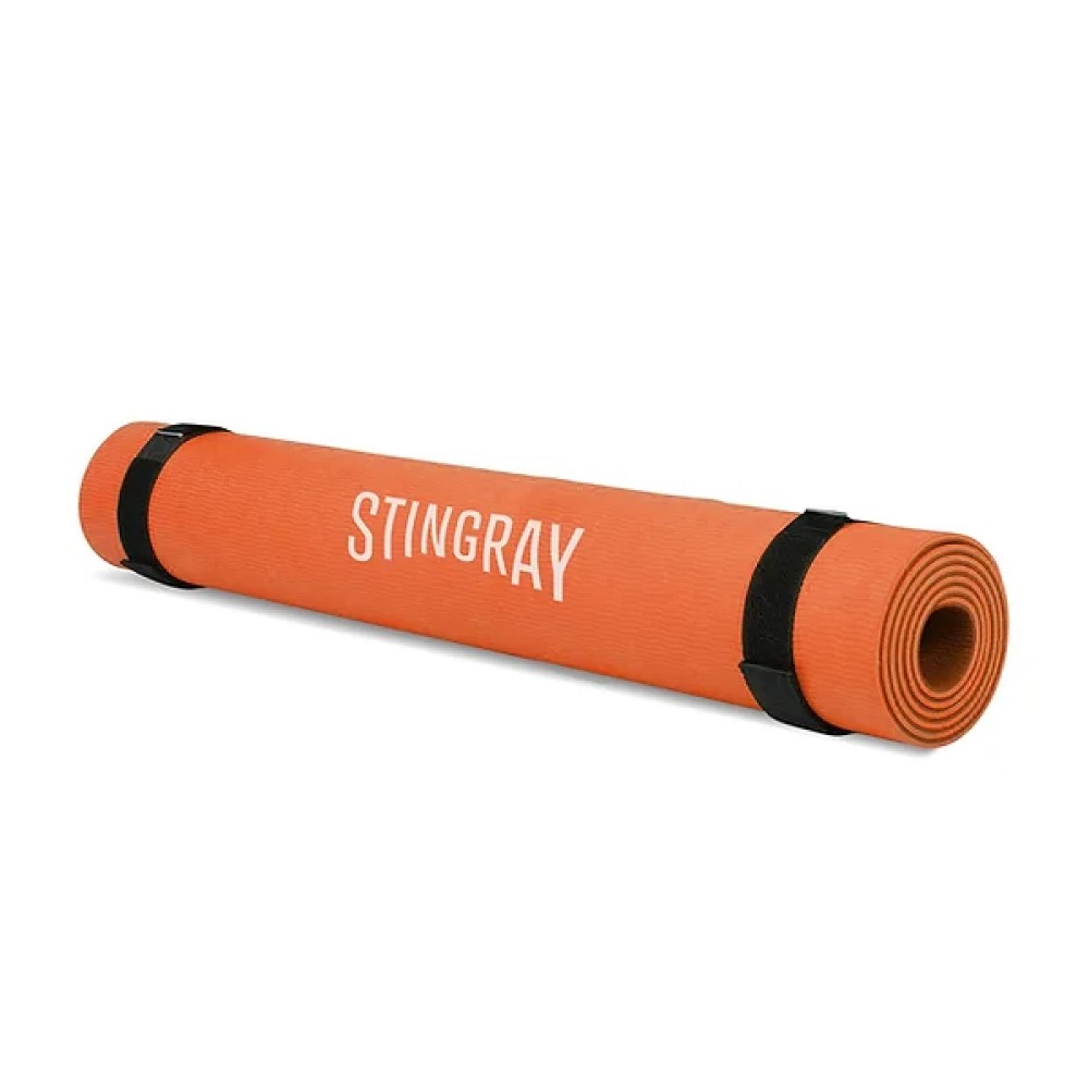 Tapete para Yoga Stingray  3mm color Naranja con Correa