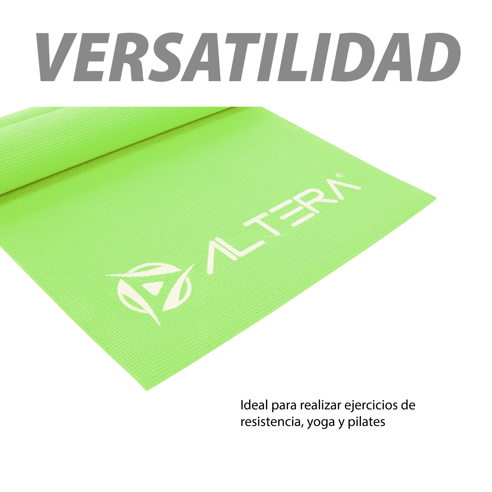 Foto 8 pulgar | Tapete para Yoga Altera PVC1002 color Verde 173 X 61 cm