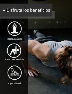 Foto 6 | Tapete Yoga Ecomlab Pilates Fitness Gym Ejercicio Portátil Confort color Rosa