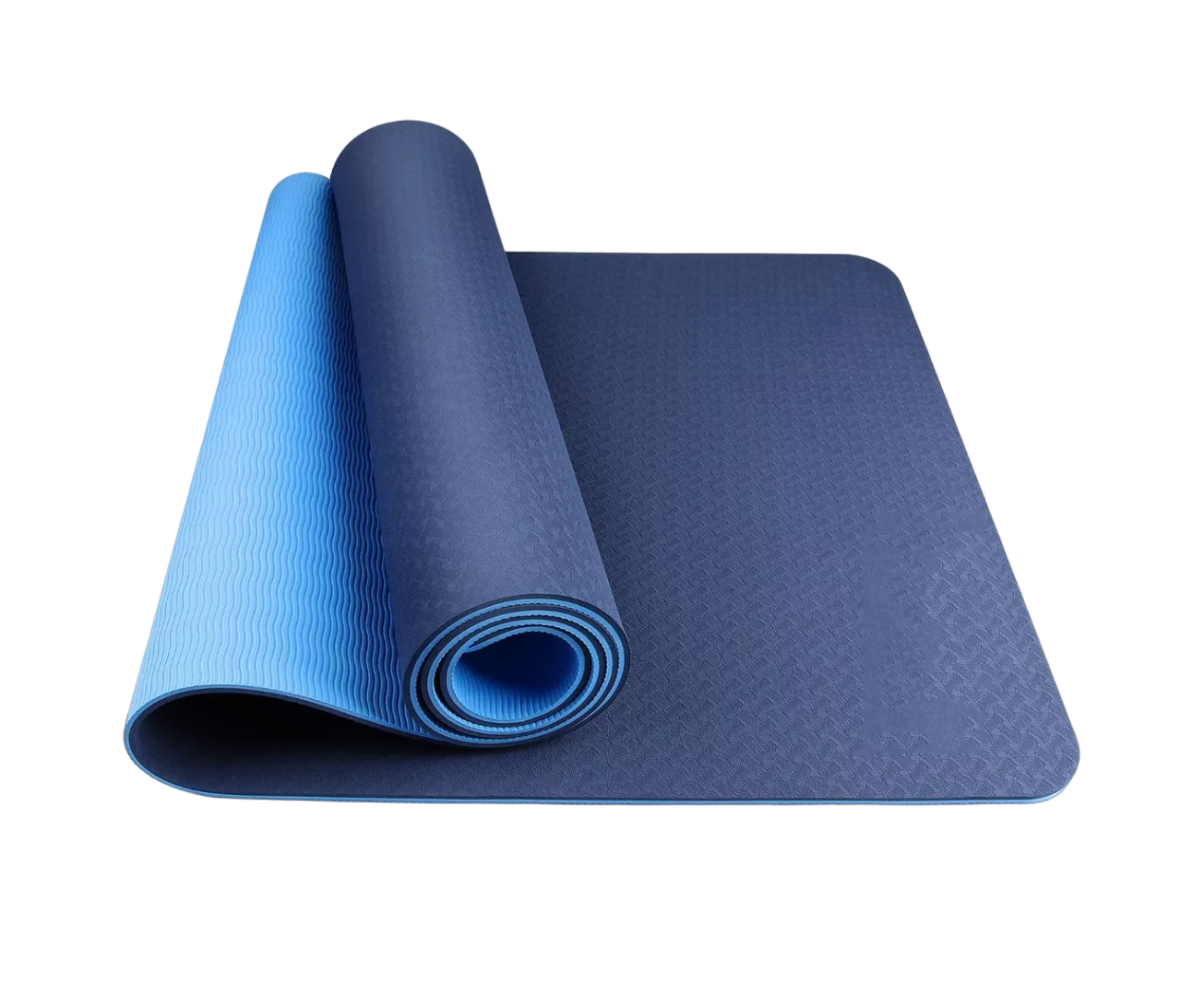 Tapete de Yoga BELUG color Azul Marino para Ejercicio Portátil Grueso