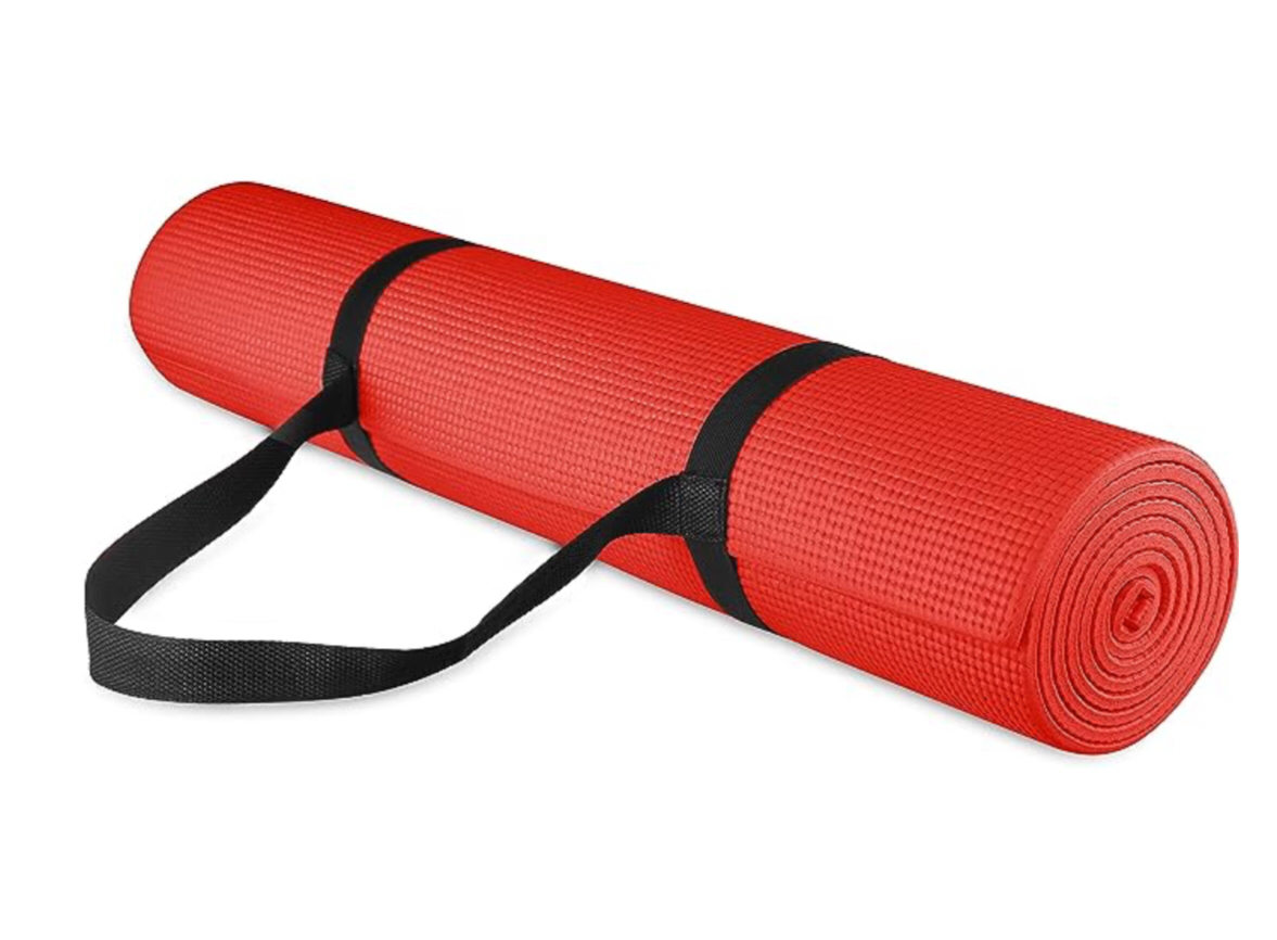 Tapete Yoga Hiteker Teker Rojo