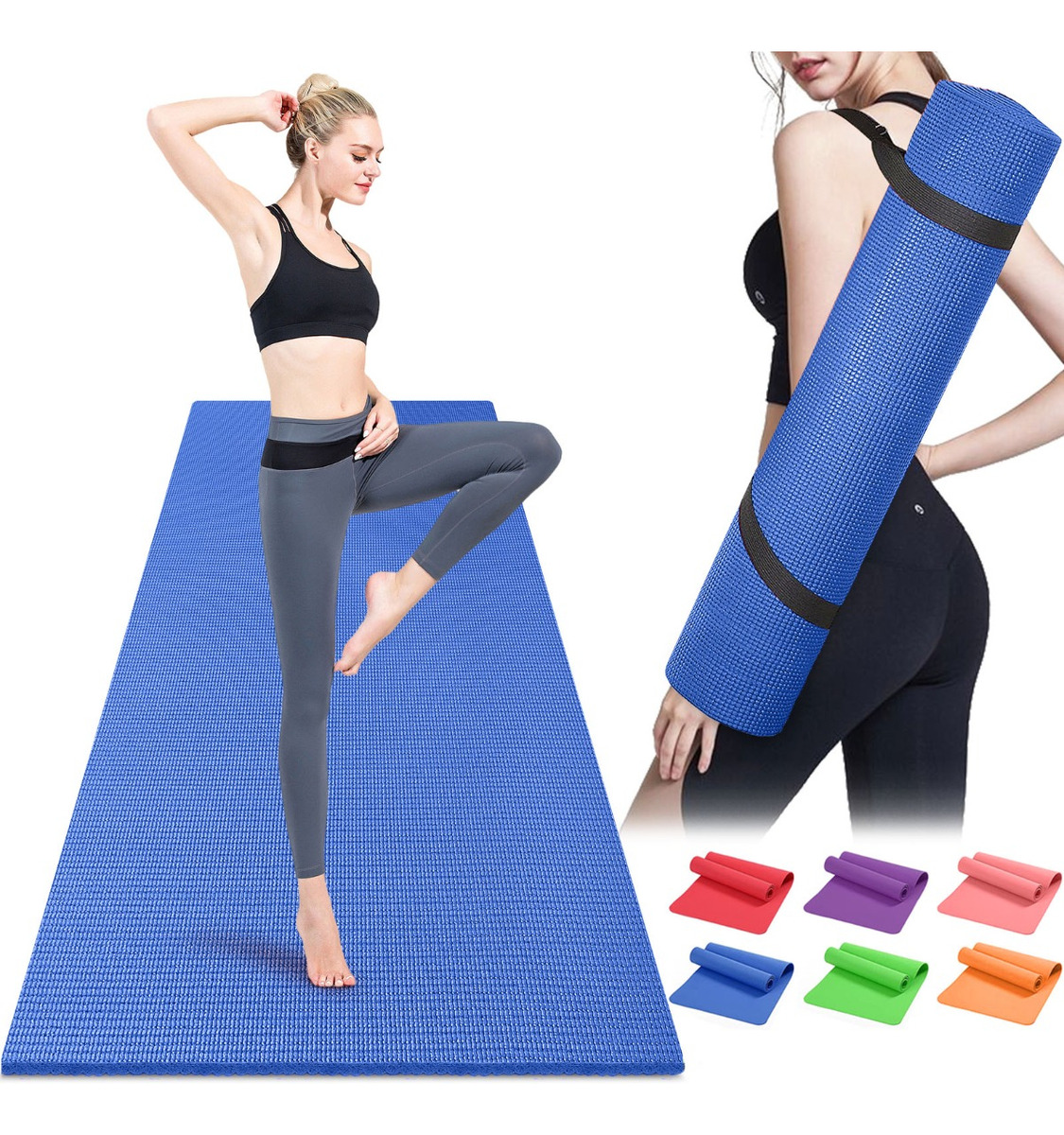 Foto 2 | Tapete para Yoga Hiteker Azul