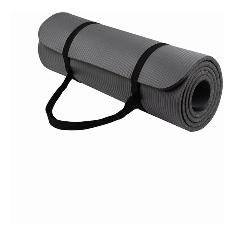 Foto 2 pulgar | Tapete para Yoga Grueso 10 mm con Bolsa Transportadora Gris
