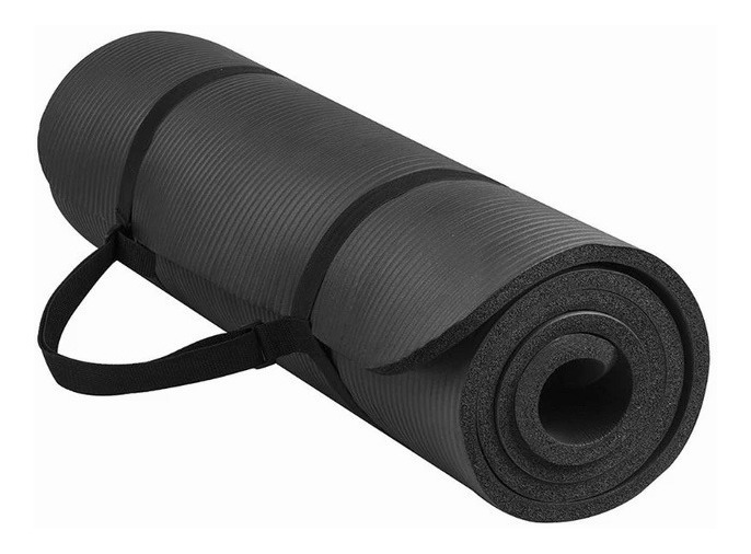 Foto 2 pulgar | Tapete para Yoga Grueso 10 mm con Bolsa Transportadora Negro