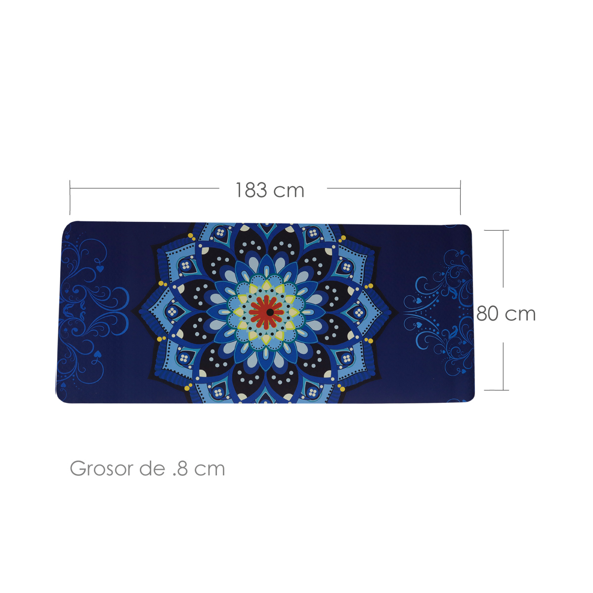 Foto 3 pulgar | Tapete para Yoga Alta Densidad Ilios Innova Antideslizante Azul