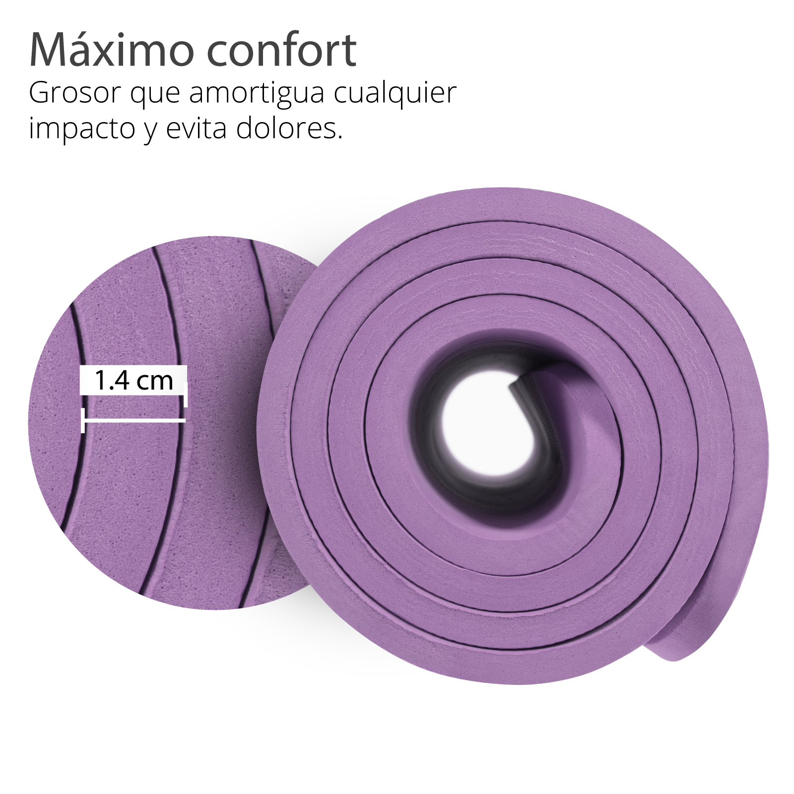 Foto 5 pulgar | Tapete para Yoga Altera Tye0518 Fitness 173 x 61 cm Morado