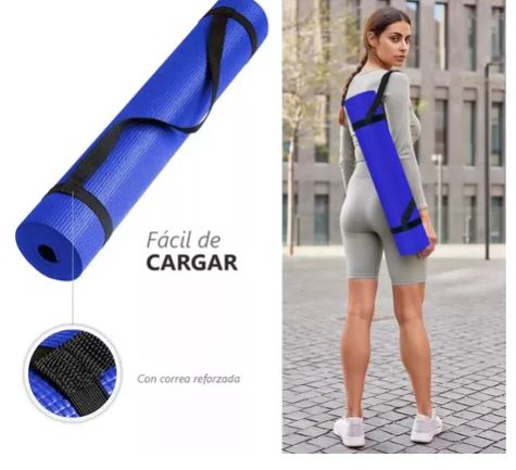 Foto 4 pulgar | Tapete Portátil para Yoga Wünd Azul
