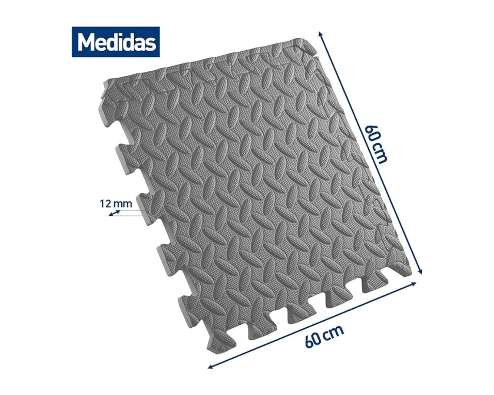 Foto 5 pulgar | Tapete de Foamy Bluelander Set de 4 Piezas 60 x 60 cm
