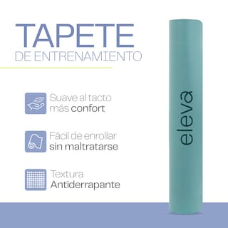 Foto 2 | Tapete de Yoga Multiusos Deluxe para Ejercicio Eleva Antideslizante Verde