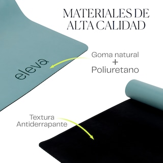 Foto 5 | Tapete de Yoga Multiusos Deluxe para Ejercicio Eleva Antideslizante Verde