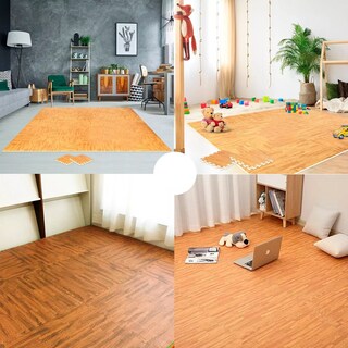Foto 3 | Tapete de Foamy Eo Safe Imports Beige Multiusos 4 Piezas para Gym