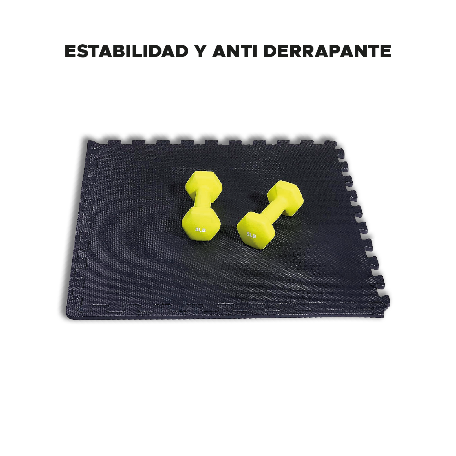 Foto 8 pulgar | Piso de Neopreno  X-Rush Negro 4 Piezas