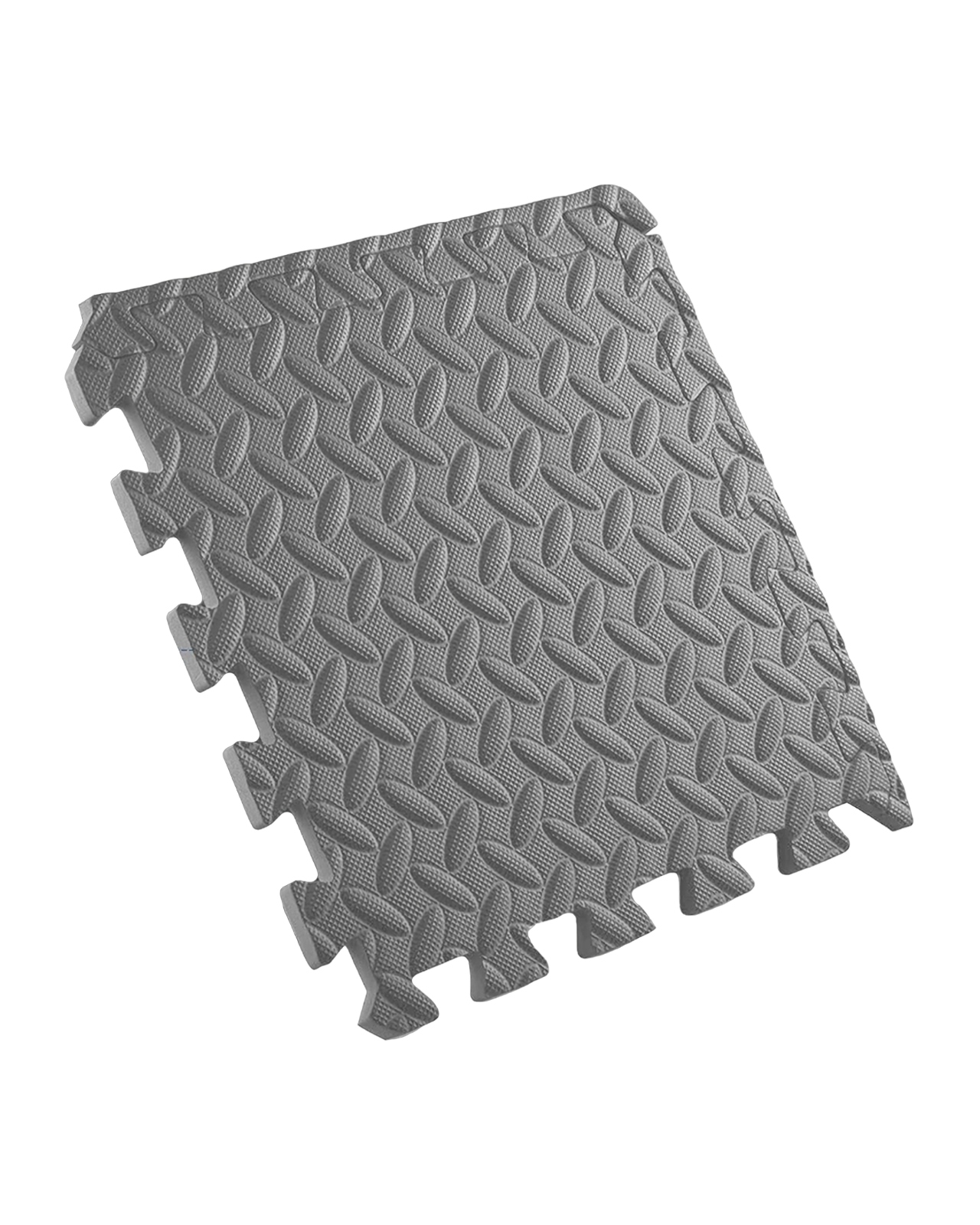 Foto 3 pulgar | Set de 4 Tapetes de Foamy de 60x60 cm Gris