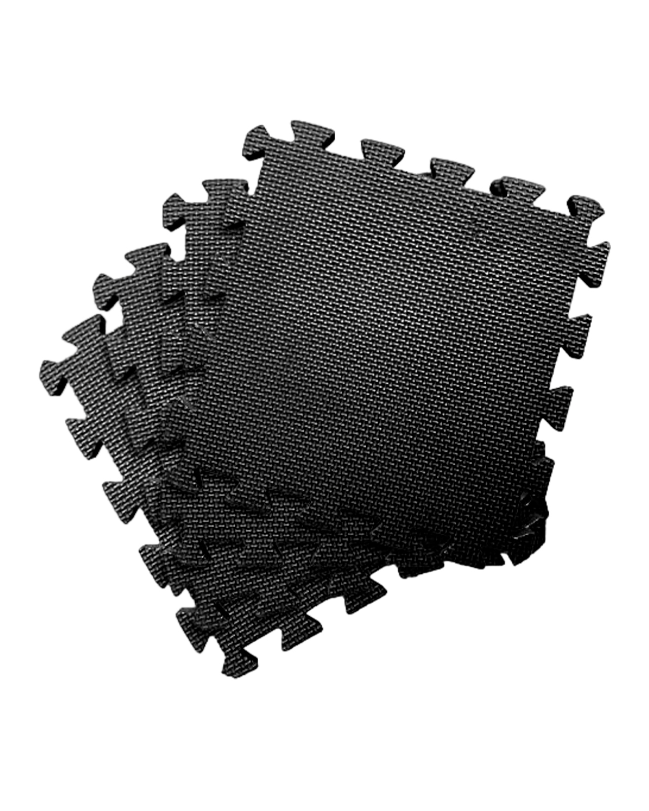 Foto 3 pulgar | Set de 4 Tapetes de Foamy para Ejercicio de 60 x 60 cm Negro