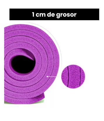 Foto 5 pulgar | Tapete Wund Púrpura para Ejercicio 10 mm de Grosor