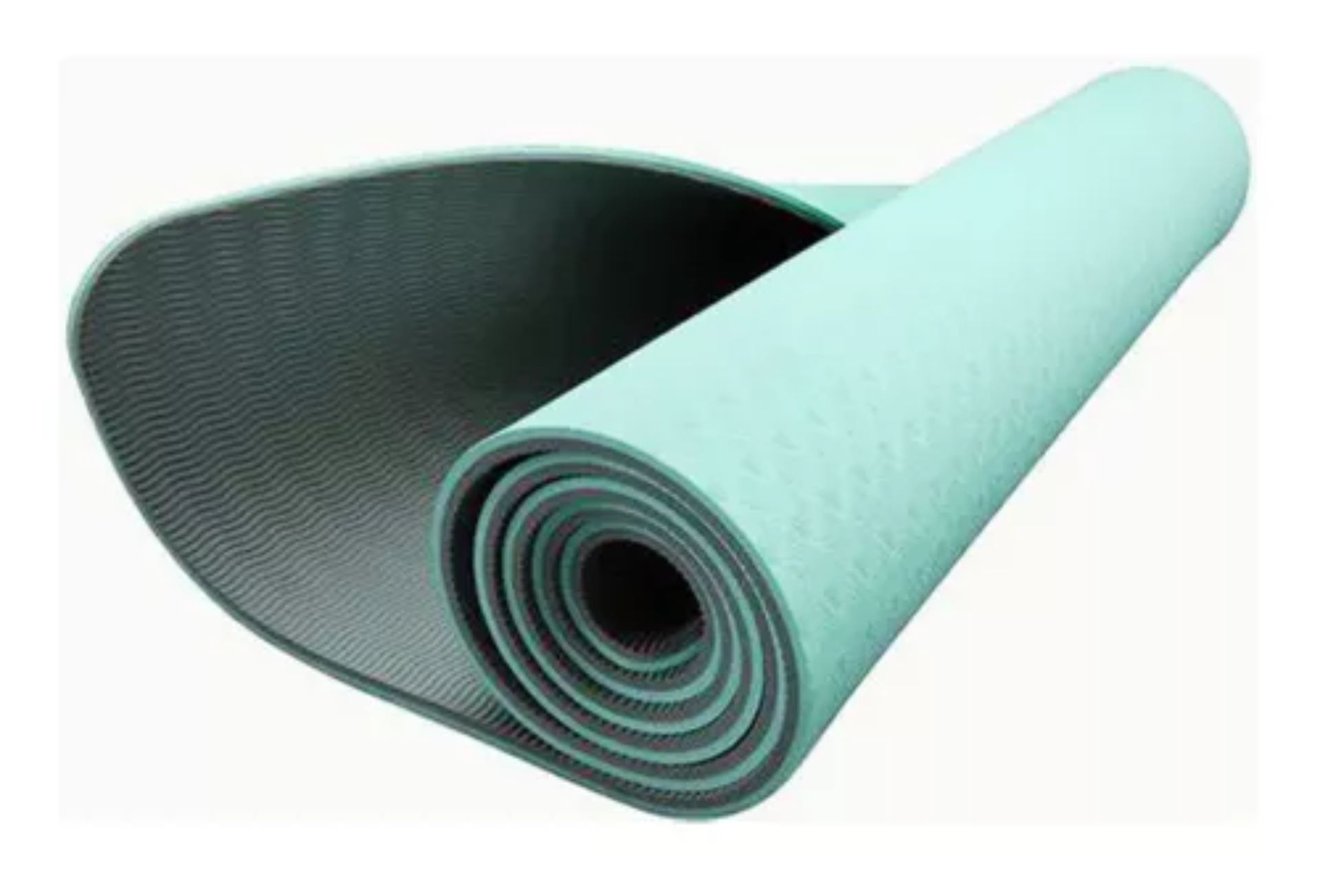 Tapete De Yoga Azul Con Negro De 183 X 61 X 0.6cm