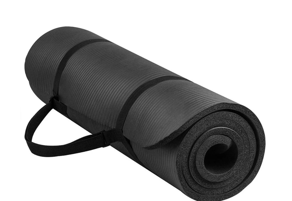 Foto 3 pulgar | Tapete de Yoga 10 mm de Grosor Negro - Venta Internacional