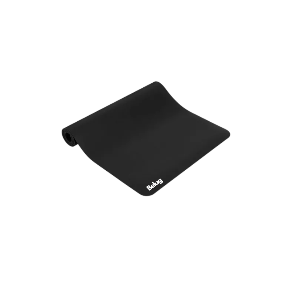 Tapete Portátil Yoga Pilates Fitness Ejercicio Relajación Belug Negro