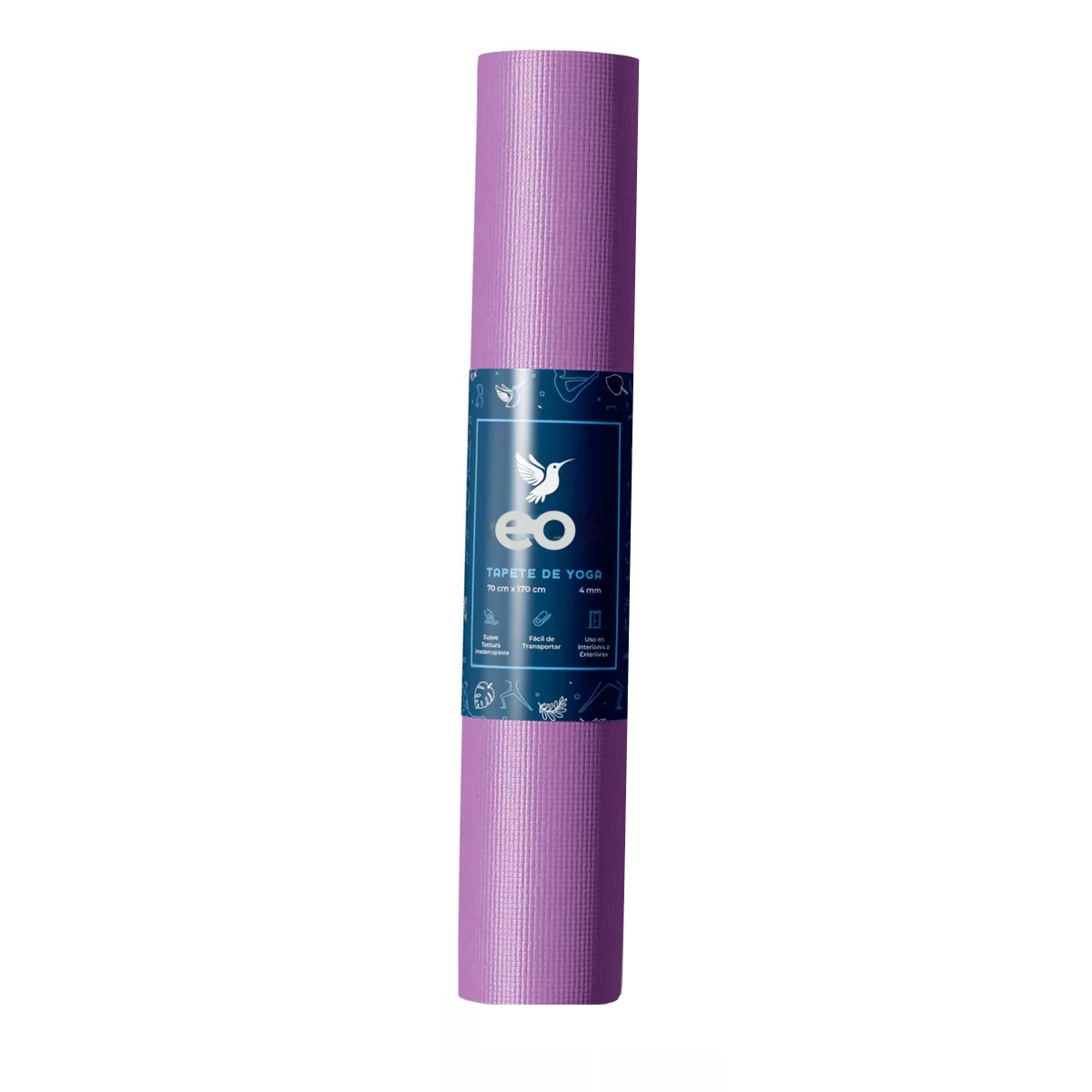 Foto 1 | Tapete Para Yoga, Pilates, Fitness, Ejercicio Y Relajación Eo Safe Imports Esi-18863 Púrpura